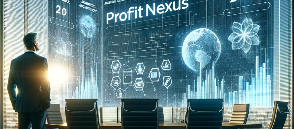 A hyper-realistic image depicting emerging technologies in web development for 2024 profit nexus